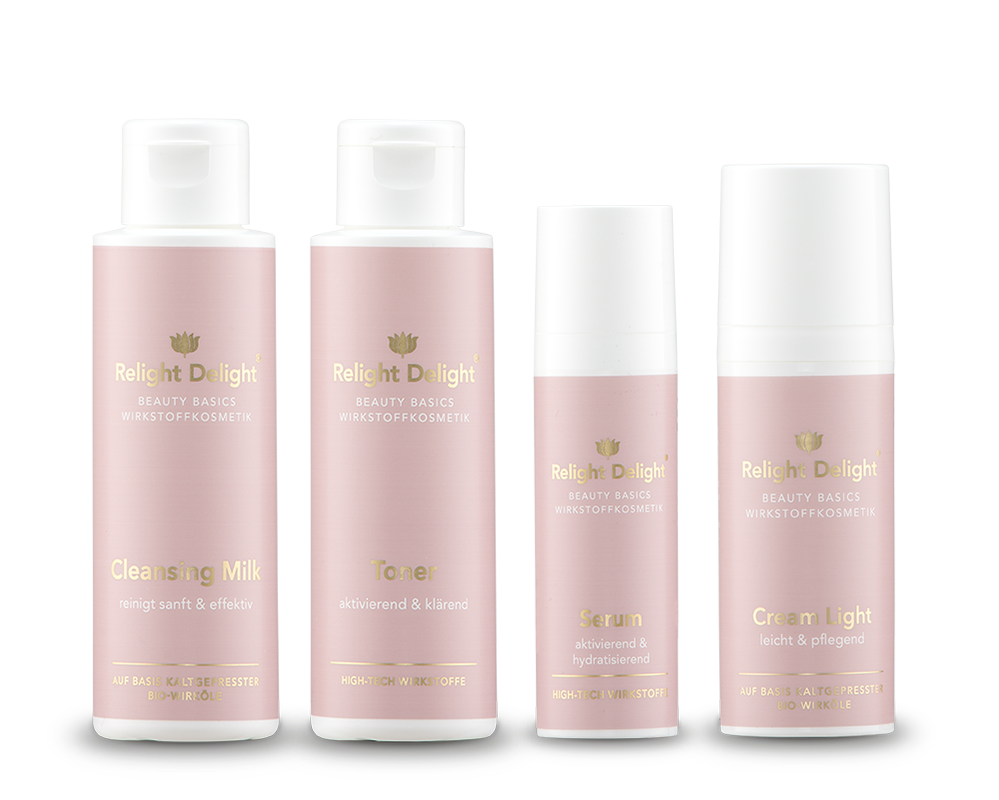 Beauty Basics - Gesichtsplege Set Light- partiell unbeduftet