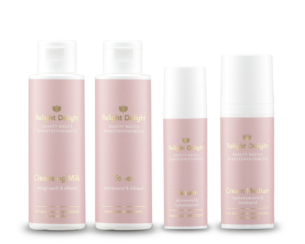 Beauty Basics - Gesichtspflege Set Medium - partiell unbeduftet